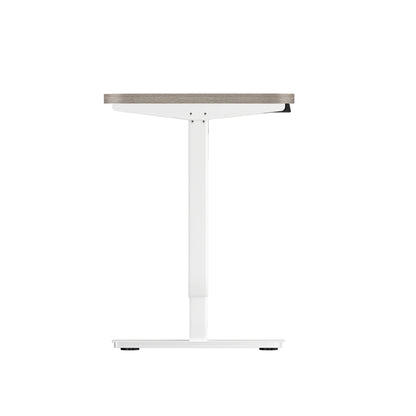 Oikiture 140CM Electric Standing Desk Adjustable White &amp; Grey-Oak-Standing Desk-PEROZ Accessories