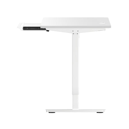 Oikiture 150cm Electric Standing Desk with Drawer Adjustable White-Standing Desk-PEROZ Accessories