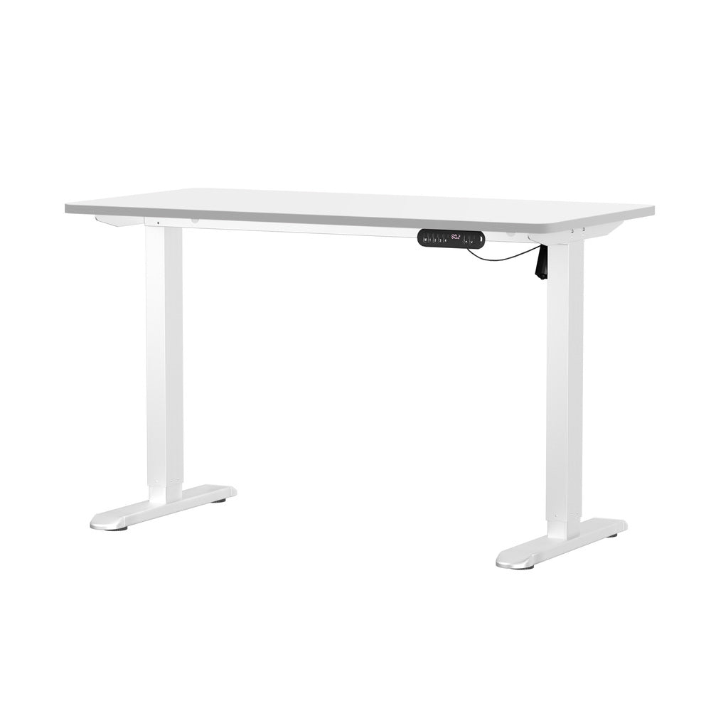 Oikiture Office Desk and Chair Set Mesh Ergonomic Chair Sit-stand Desk GY &amp; WH-Office Set-PEROZ Accessories