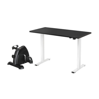 140cm Artiss Electric Standing Desk with Mini Pedal Exercise Bike Home Office-Furniture &gt; Office &gt; Office &amp; Desk Chairs-PEROZ Accessories