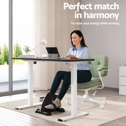 140cm Artiss Electric Standing Desk with Mini Pedal Exercise Bike Home Office-Furniture &gt; Office &gt; Office &amp; Desk Chairs-PEROZ Accessories