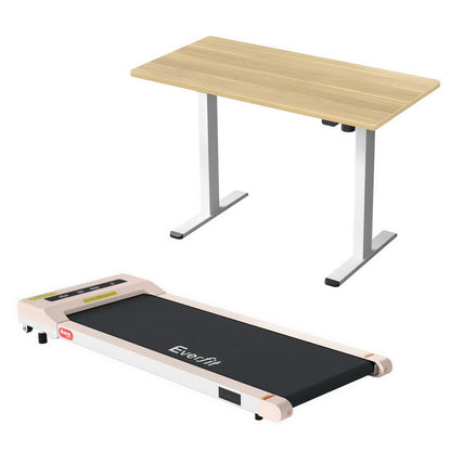 Artiss Electric Treadmill with 140cm Automatic Standing Desk Walking Pad 360mm-Furniture &gt; Office &gt; Desks-PEROZ Accessories