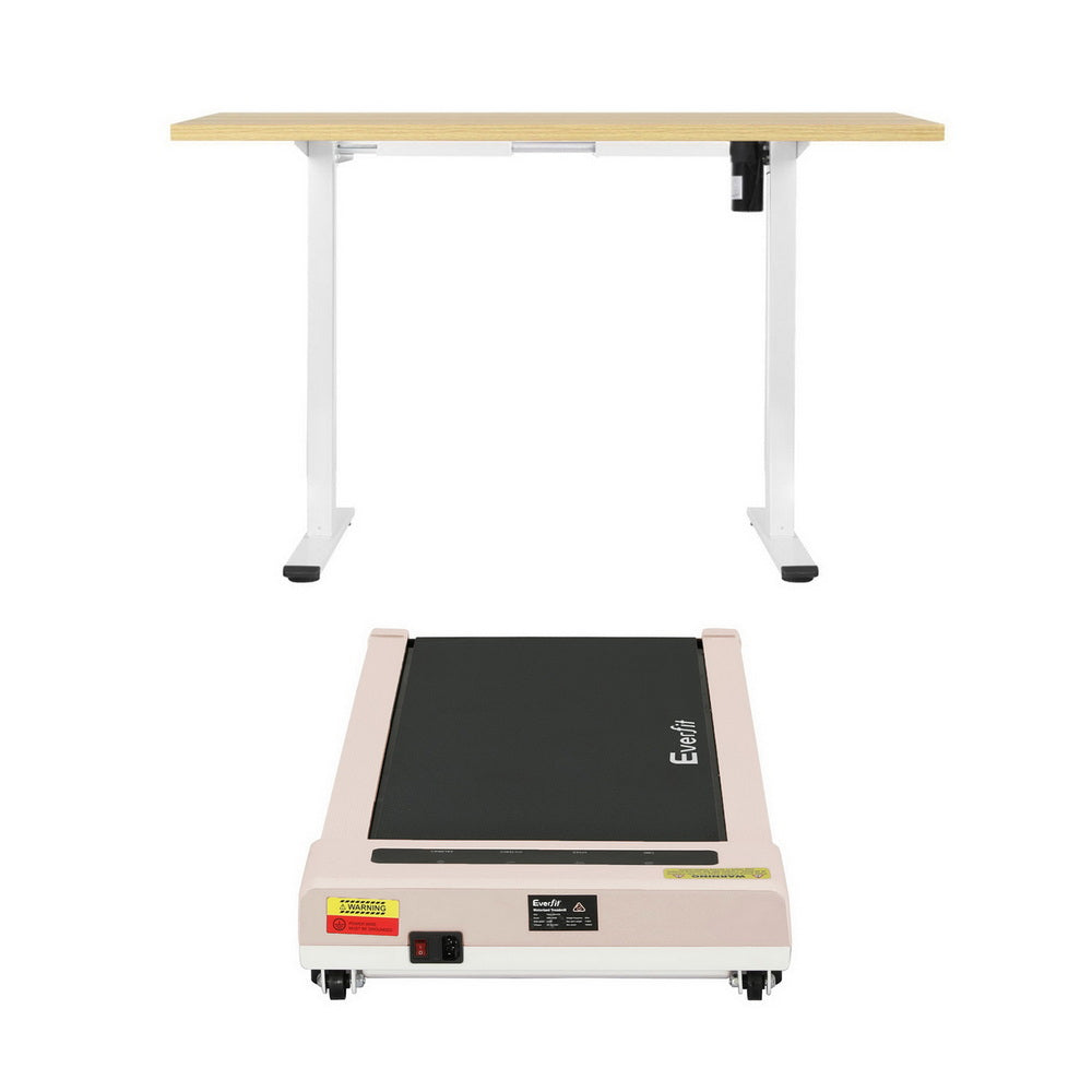 Artiss Electric Treadmill with 140cm Automatic Standing Desk Walking Pad 360mm-Furniture &gt; Office &gt; Desks-PEROZ Accessories