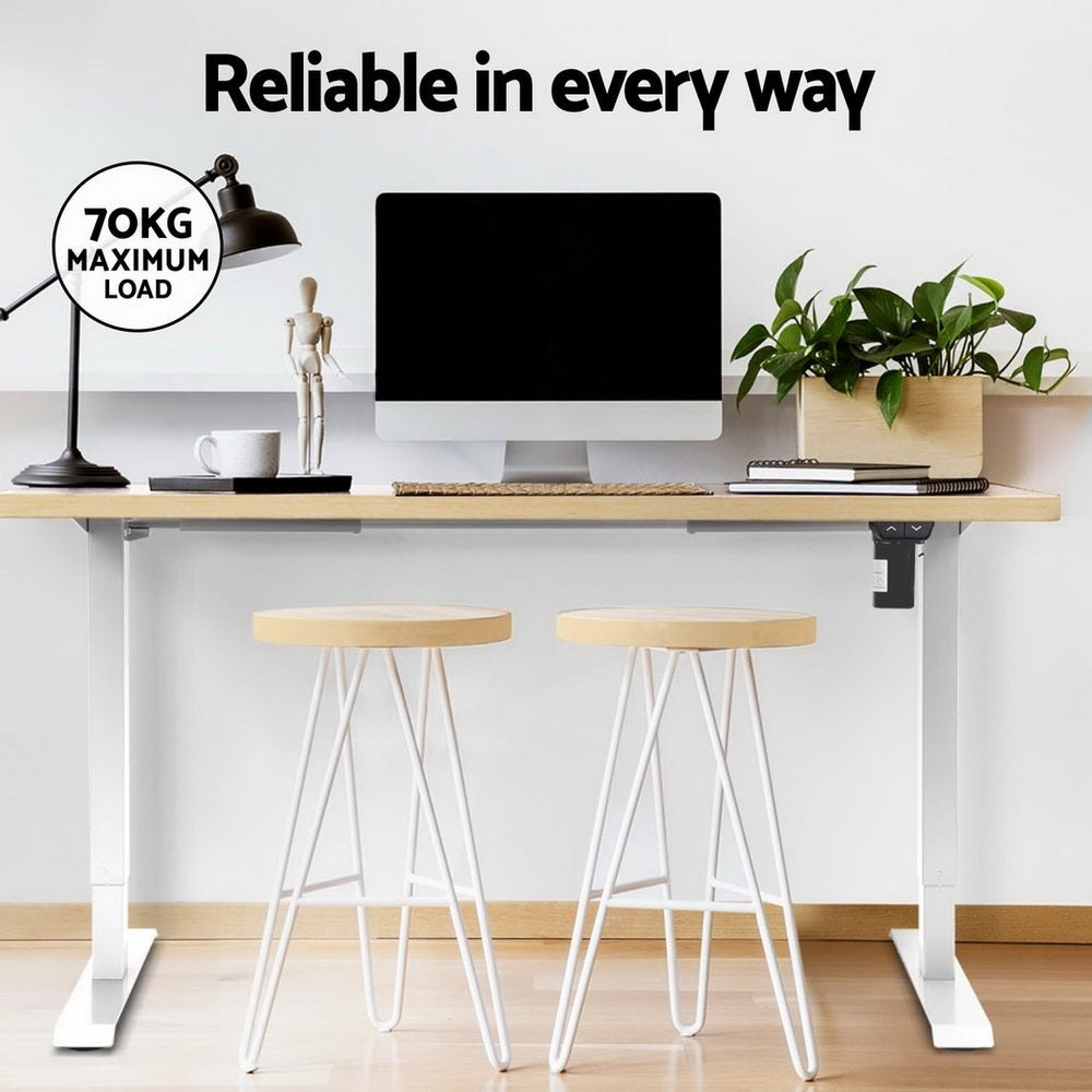 Artiss Electric Treadmill with 140cm Automatic Standing Desk Walking Pad 400mm-Furniture &gt; Office &gt; Desks-PEROZ Accessories