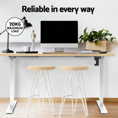 Artiss Electric Treadmill with 140cm Automatic Standing Desk Walking Pad 400mm-Furniture &gt; Office &gt; Desks-PEROZ Accessories