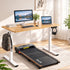 Artiss 100cm Standing Desk Treadmill Motorised Natural Wood-Furniture > Office > Desks-PEROZ Accessories