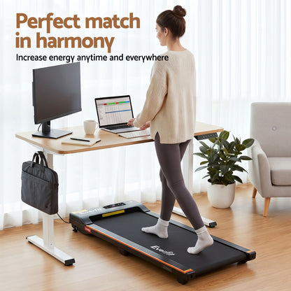 Artiss 100cm Standing Desk Treadmill Motorised Natural Wood-Furniture > Office > Desks-PEROZ Accessories