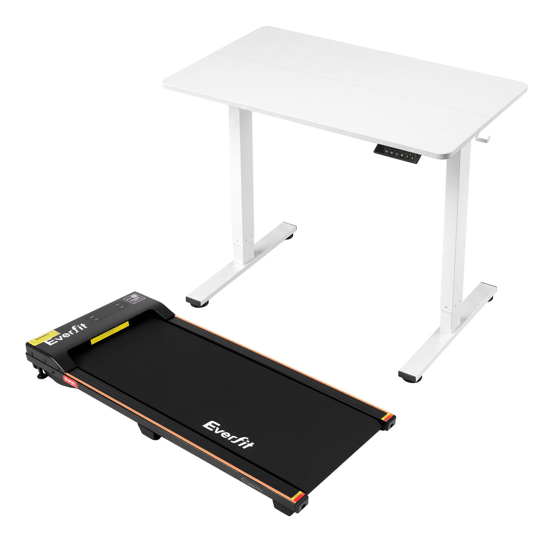 Artiss 100cm Standing Desk Treadmill Motorised Home Office White-Furniture > Office > Desks-PEROZ Accessories