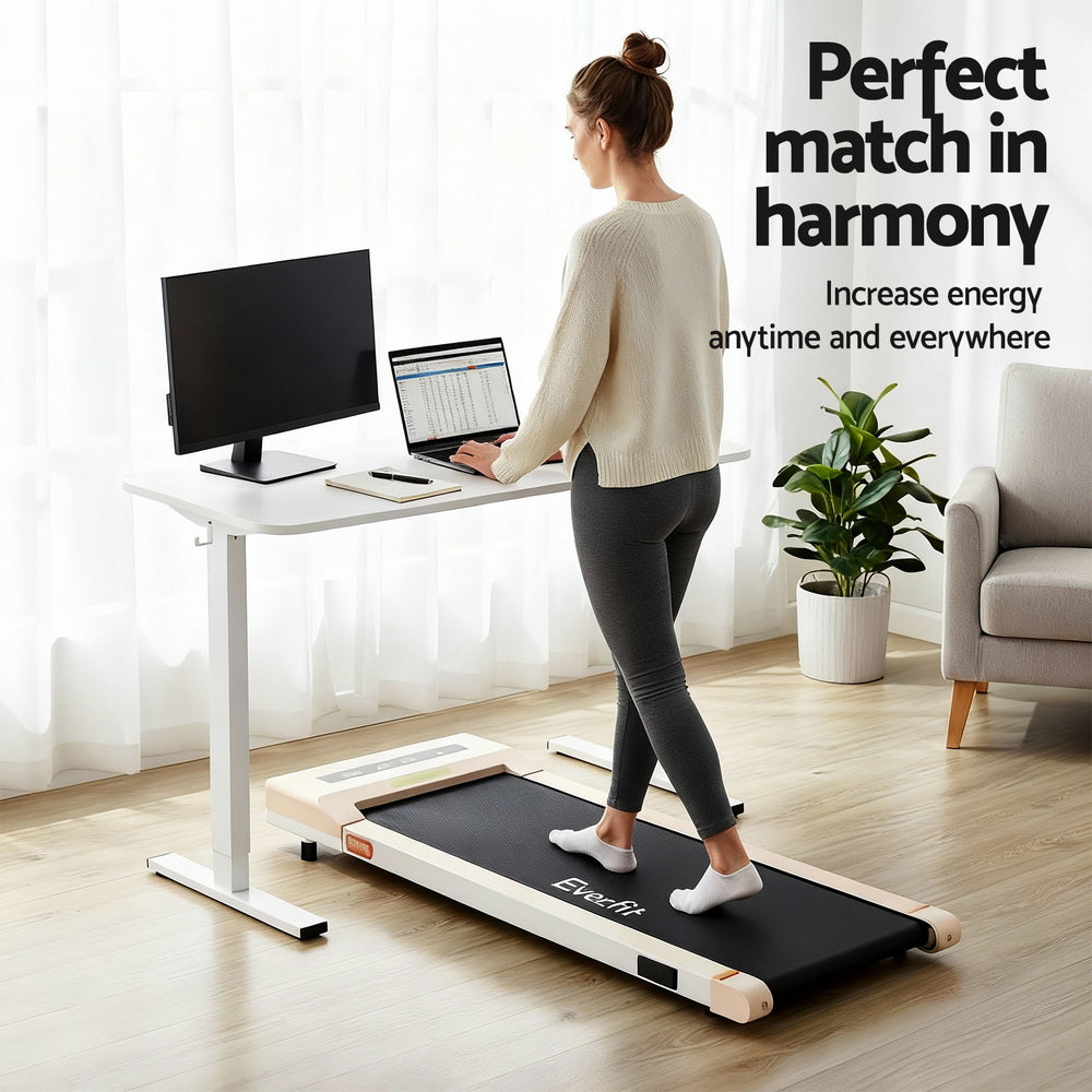 Artiss Electric Treadmill with 140cm Automatic Standing Desk Walking Pad 360mm-Furniture &gt; Office &gt; Desks-PEROZ Accessories