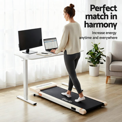 Artiss Electric Treadmill with 140cm Automatic Standing Desk Walking Pad 360mm-Furniture &gt; Office &gt; Desks-PEROZ Accessories