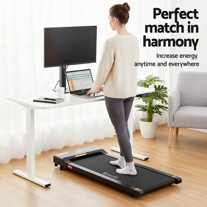 Artiss Electric Treadmill with 140cm Automatic Standing Desk Walking Pad 400mm-Furniture &gt; Office &gt; Desks-PEROZ Accessories