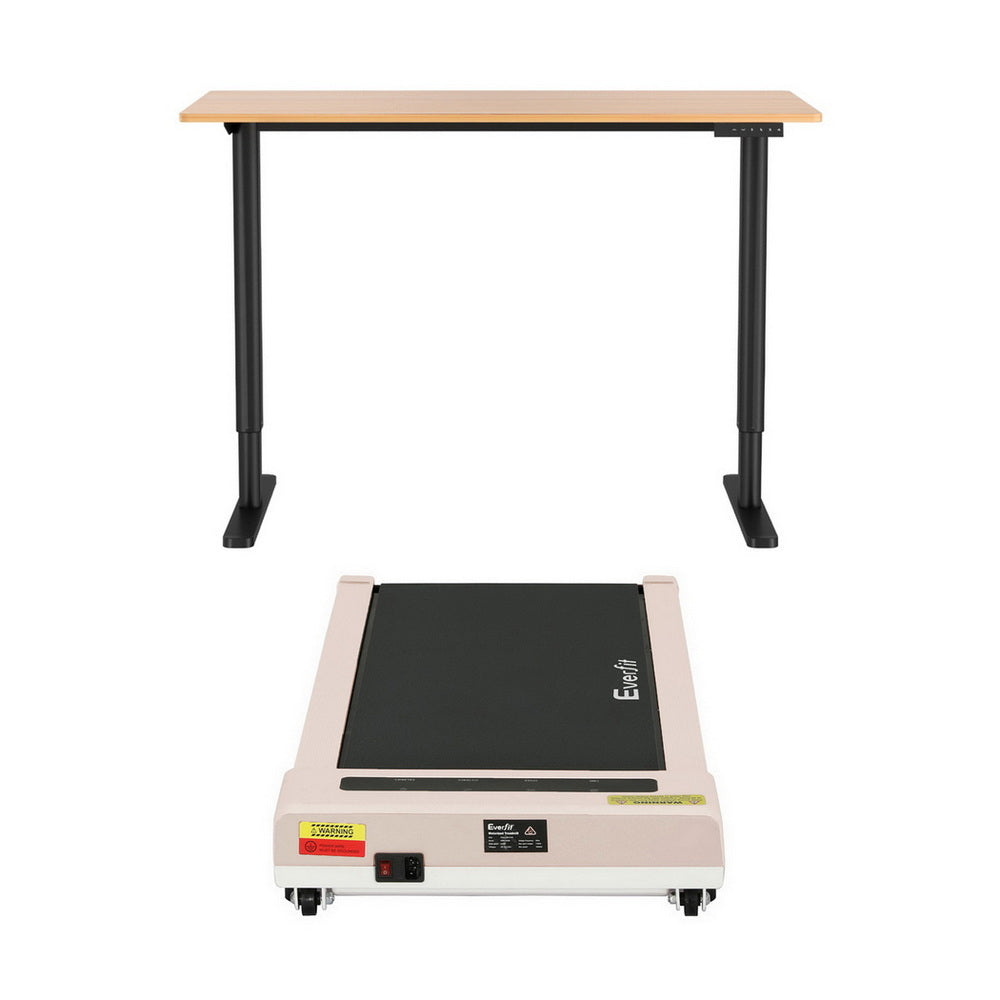 Artiss Electric Treadmill with 120cm Automatic Standing Desk Walking Pad 360mm-Furniture &gt; Office &gt; Desks-PEROZ Accessories