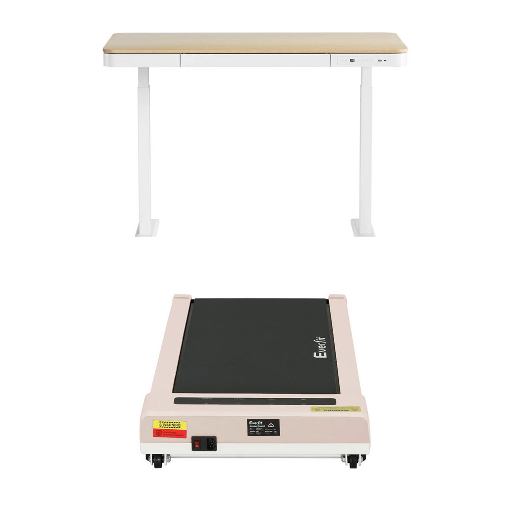 Artiss Electric Treadmill with 120cm Automatic Standing Desk Walking Pad 360mm-Furniture &gt; Office &gt; Desks-PEROZ Accessories