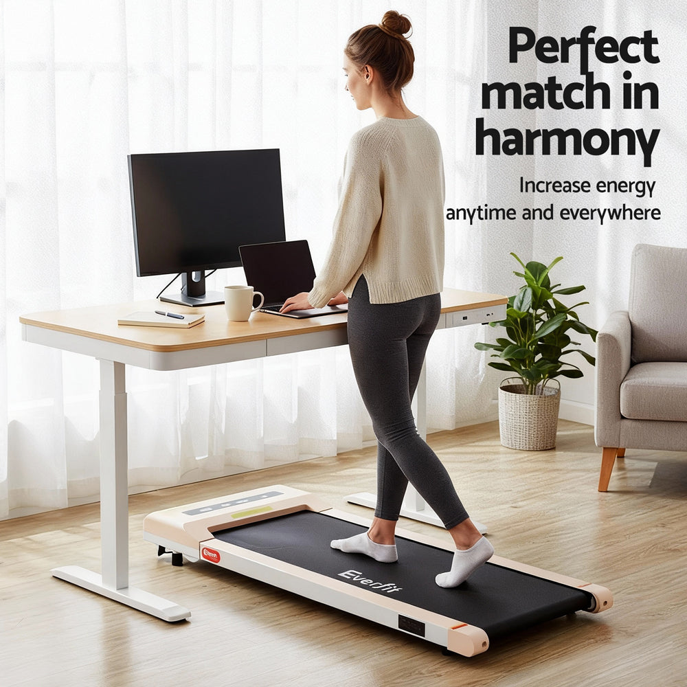 Artiss Electric Treadmill with 120cm Automatic Standing Desk Walking Pad 360mm-Furniture &gt; Office &gt; Desks-PEROZ Accessories
