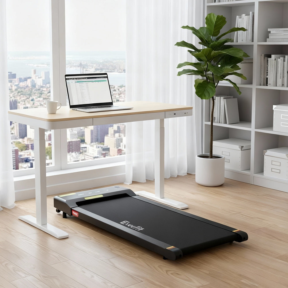 Artiss Electric Treadmill with 120cm Automatic Standing Desk Walking Pad 400mm-Furniture &gt; Office &gt; Desks-PEROZ Accessories