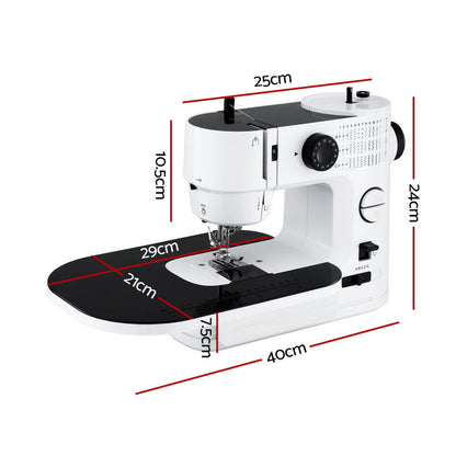 Devanti 39 Stitches Mini Sewing Machine Portable Sewing Machine Kit-Home &amp; Garden > Hobbies > Arts &amp; Crafts-PEROZ Accessories