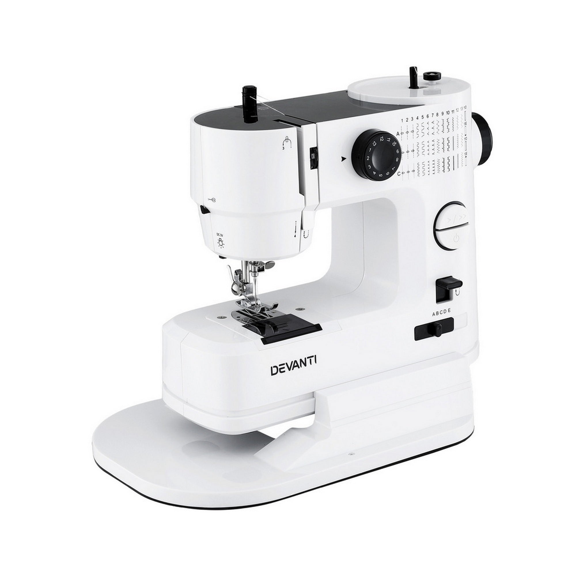 Devanti 39 Stitches Mini Sewing Machine Portable Sewing Machine Kit-Home &amp; Garden > Hobbies > Arts &amp; Crafts-PEROZ Accessories