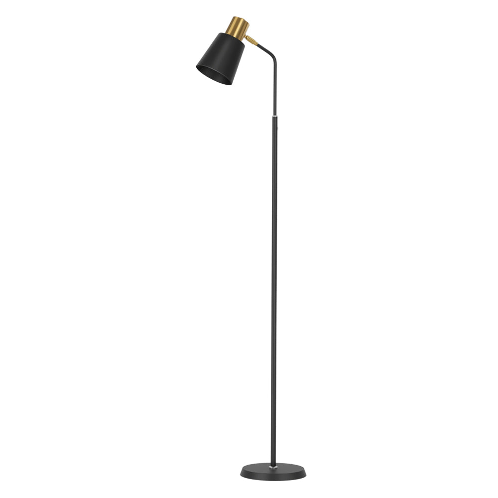 Artiss Floor Lamp LED Light Stand Modern Home Living Room Office Reading Black-Furniture &gt; Living Room-PEROZ Accessories