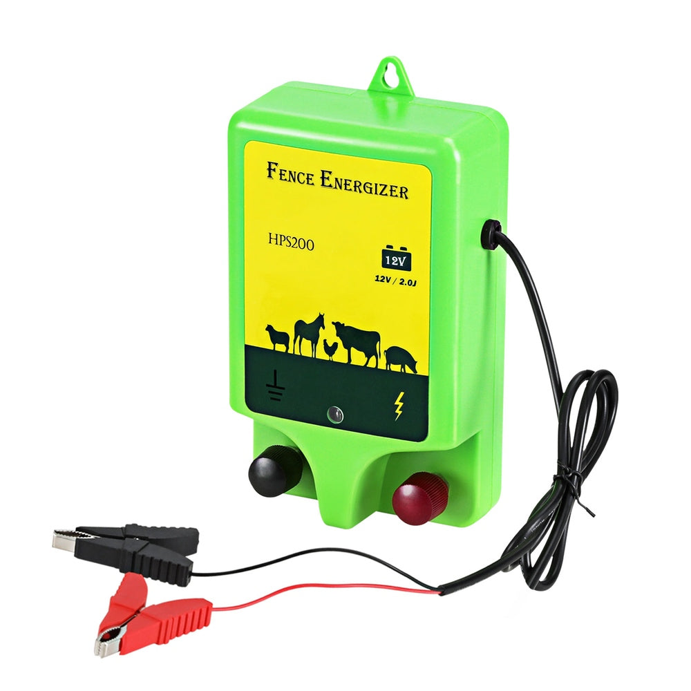 Giantz 18km Electric Fence Energiser 1.56J-Pet Care &gt; Farm Supplies &gt; Fencing-PEROZ Accessories