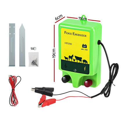 Giantz 18km Electric Fence Energiser 1.56J-Pet Care &gt; Farm Supplies &gt; Fencing-PEROZ Accessories