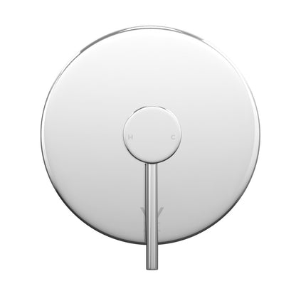 Welba Shower Mixer Tap Bathroom Wall Tapware Brass Tapware Round Chrome-Shower Heads-PEROZ Accessories