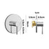Welba Shower Mixer Tap Bathroom Wall Tapware Brass Tapware Round Chrome-Shower Heads-PEROZ Accessories