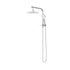 Welba 10" Rain Shower Head Set Round 3-Mode Handheld Shower Gooseneck Chrome-Shower Heads-PEROZ Accessories