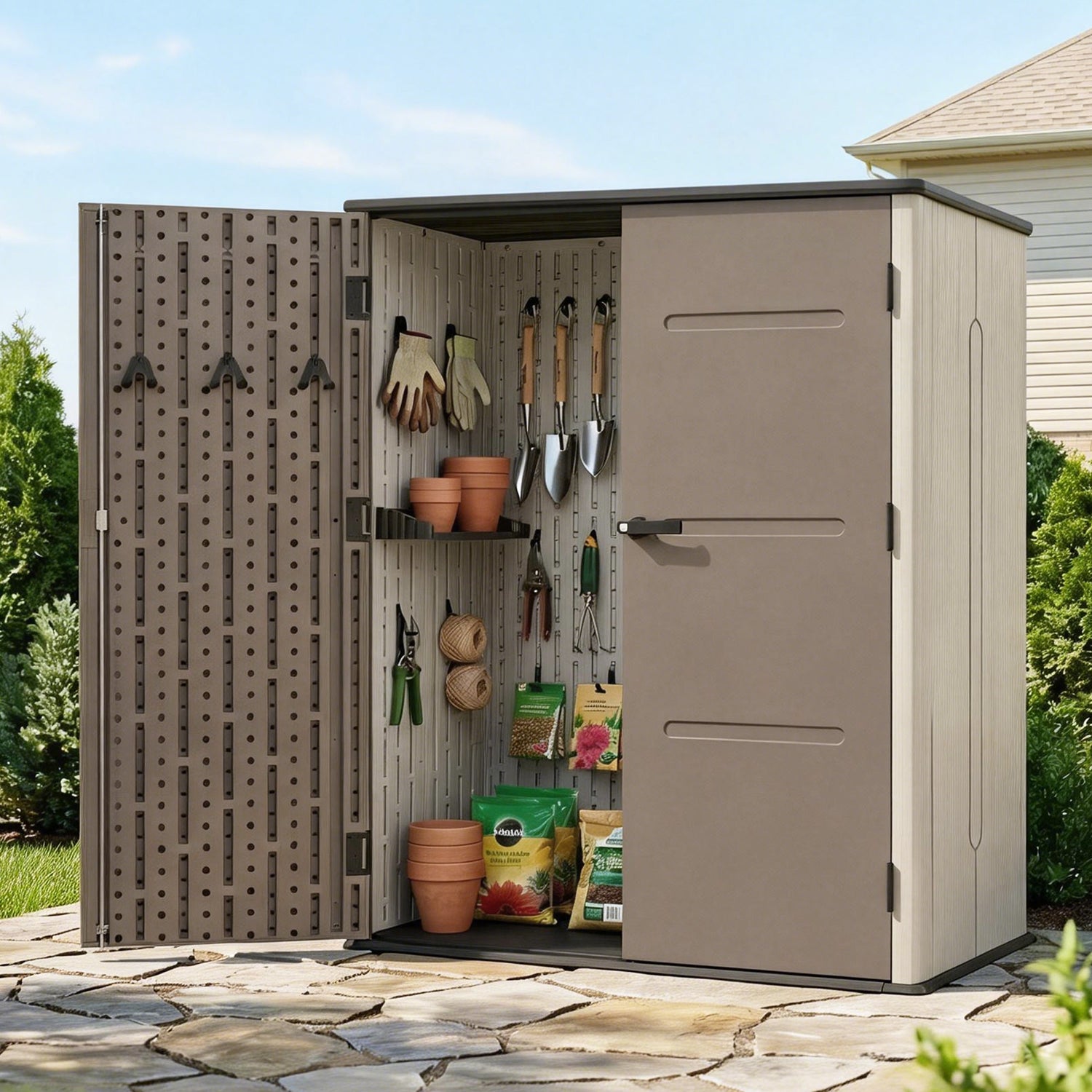 Giantz Garden Shed Outdoor Storage Shed Tool Workshop with Lockable Doors-Home &amp; Garden > Storage > Sheds-PEROZ Accessories