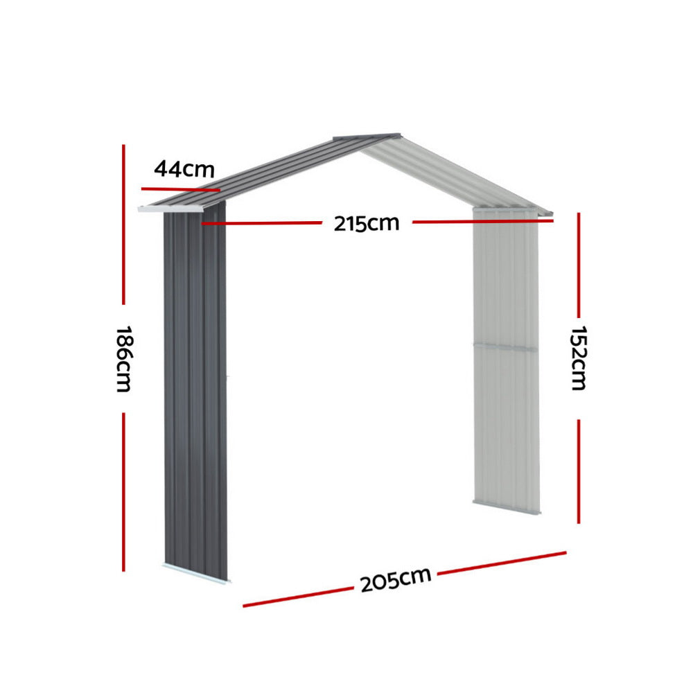 Giantz Garden Shed Extension Kit Outdoor Storage Tool Sheds Workshop House Shelter-Home &amp; Garden &gt; Storage &gt; Sheds-PEROZ Accessories