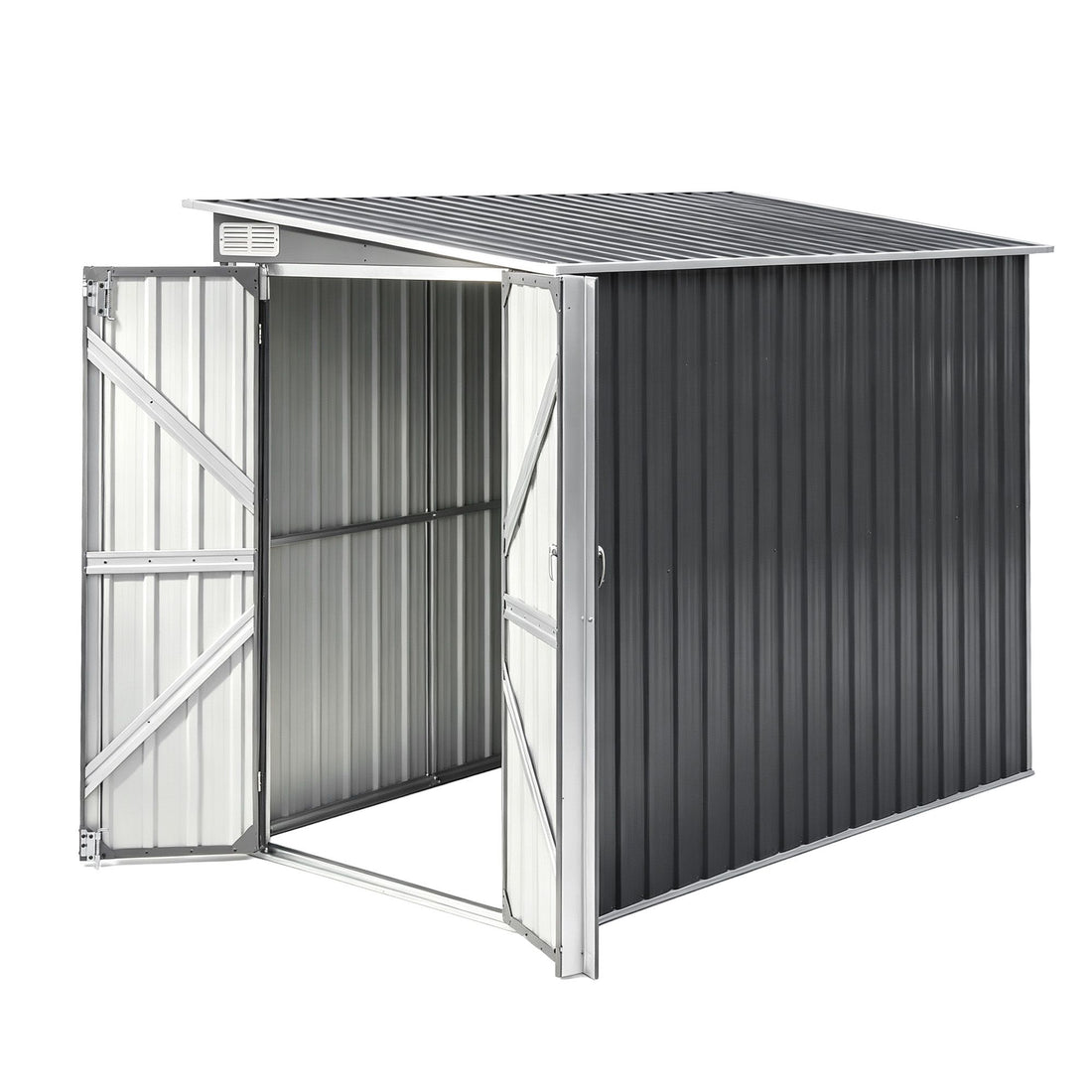 Giantz Garden Shed 118x238cm Lean To Bike Shelter Backyard Outdoor Storage-Home &amp; Garden > Storage > Sheds-PEROZ Accessories