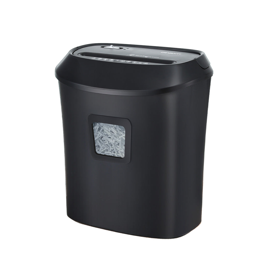 Devanti Electric Paper Shredder for Home Office 10 A4 Paper Sheet Cross-Cut Paper-Electronics &gt; Printers &gt; Printers &amp; Accessories-PEROZ Accessories