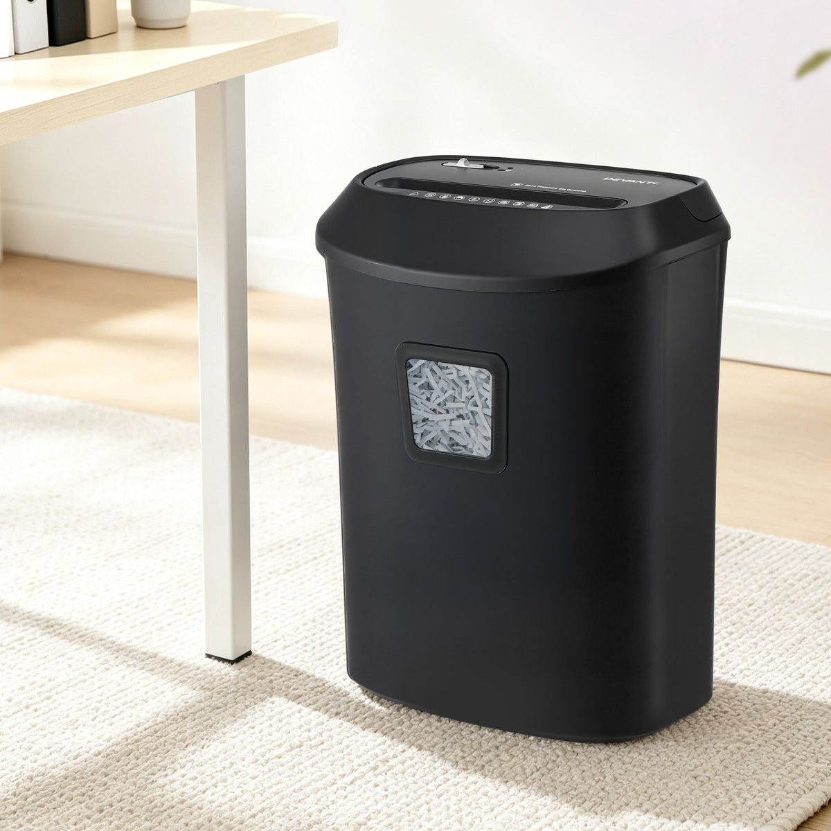 DEVANTI 25L Paper Shredder 14 Sheet P4 Cross Cut for Home Office-Commercial > Commercial Others > Office Supplies-PEROZ Accessories
