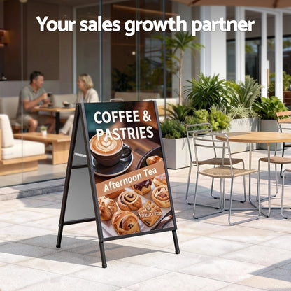 A1 Frame Sign Stand Double Sided Poster Display Board Outdoor Advertising 60x90cm-Commercial > Commercial Others > Office Supplies-PEROZ Accessories