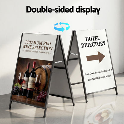 A1 Frame Sign Stand Double Sided Poster Display Board Outdoor Advertising 60x90cm-Commercial > Commercial Others > Office Supplies-PEROZ Accessories