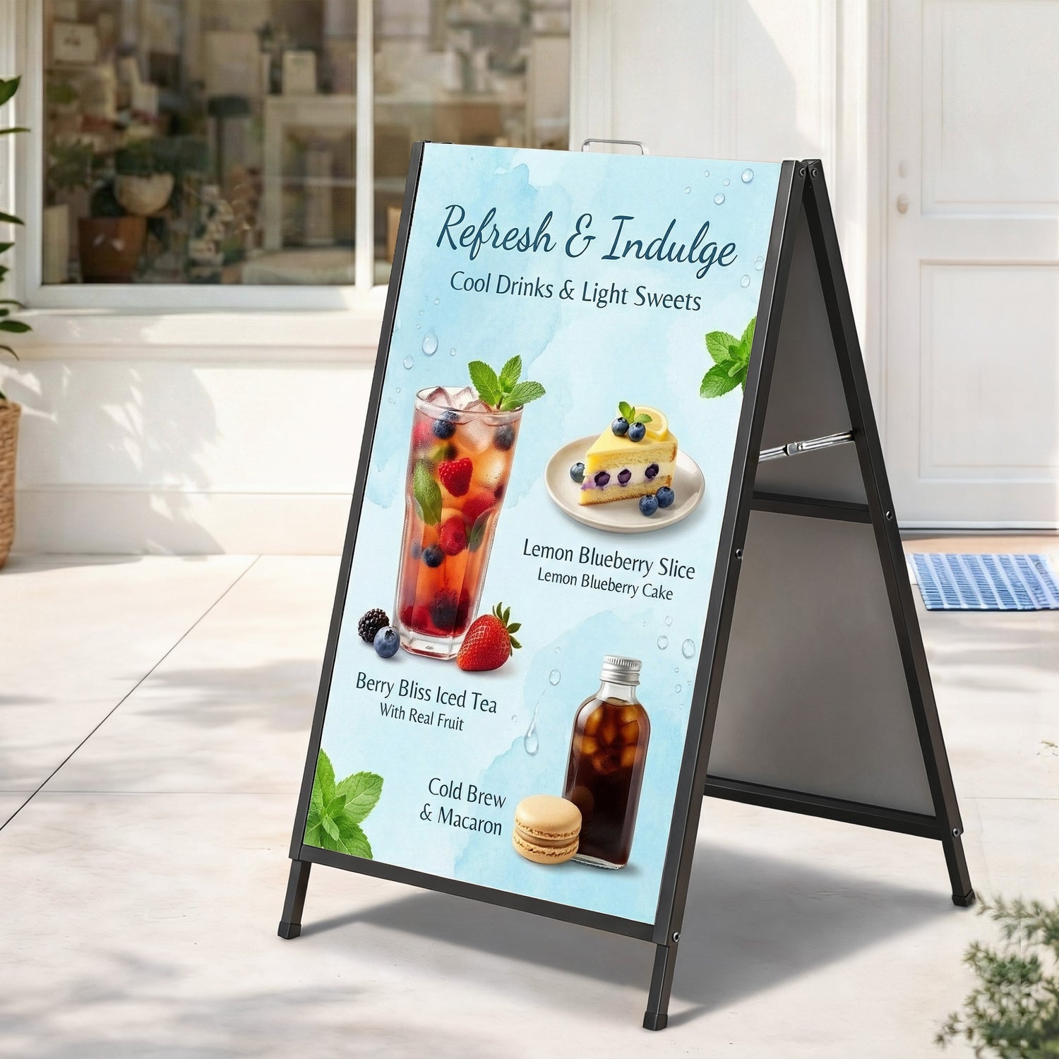 A1 Frame Sign Stand Double Sided Poster Display Board Outdoor Advertising 60x90cm-Commercial > Commercial Others > Office Supplies-PEROZ Accessories