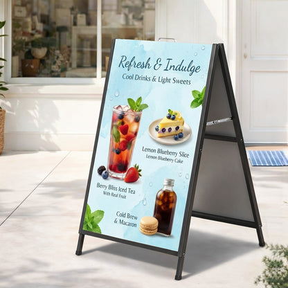 A1 Frame Sign Stand Double Sided Poster Display Board Outdoor Advertising 60x90cm-Commercial > Commercial Others > Office Supplies-PEROZ Accessories