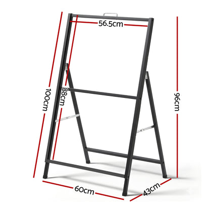 A1 Frame Sign Stand Single Sided Poster Display Board Outdoor Advertising 60x90cm-Commercial > Commercial Others > Office Supplies-PEROZ Accessories
