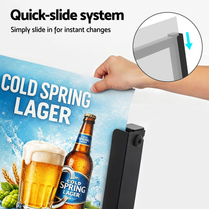 A1 Frame Sign Stand Single Sided Poster Display Board Outdoor Advertising 60x90cm-Commercial > Commercial Others > Office Supplies-PEROZ Accessories