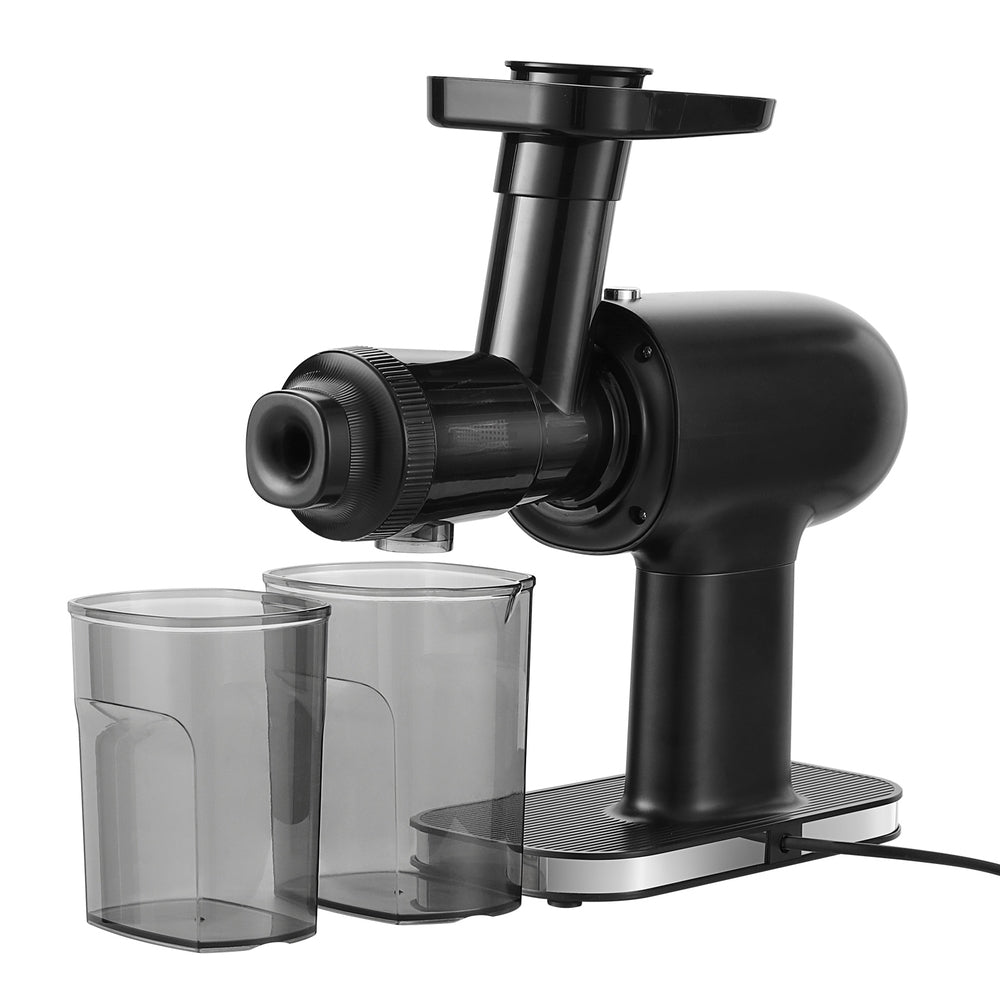 Devanti Cold Press Slow Juicer Fruit Juice Extractor 160W Black-Appliances &gt; Kitchen Appliances-PEROZ Accessories