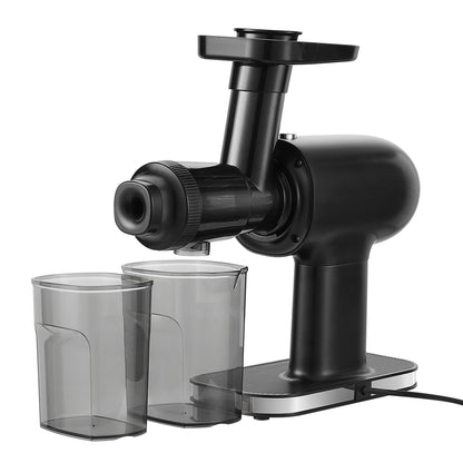 Devanti Cold Press Slow Juicer Fruit Juice Extractor 160W Black-Appliances &gt; Kitchen Appliances-PEROZ Accessories