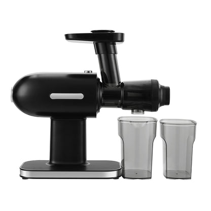 Devanti Cold Press Slow Juicer Fruit Juice Extractor 160W Black-Appliances &gt; Kitchen Appliances-PEROZ Accessories