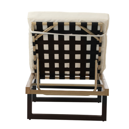 Livsip Sun Lounge Outdoor Lounger Day Bed Garden Patio Furniture Setting Beige-Sun Lounge-PEROZ Accessories