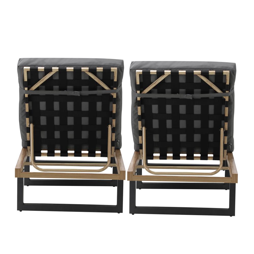 Livsip 2X Sun Lounger Day Bed Outdoor Setting Patio Furniture-Sun Lounge-PEROZ Accessories