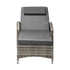 Livsip Wheeled Sun Lounger Day Bed Outdoor Setting Patio Furniture-Sun Lounges-PEROZ Accessories
