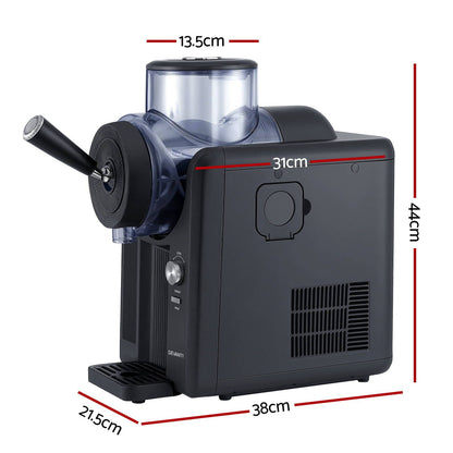 Devanti 2L Slushie Machine Ice Cream Maker Frozen Smoothies Milkshakes Black-Appliances > Kitchen Appliances > Ice Makers-PEROZ Accessories