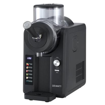 Devanti 2L Slushie Machine Ice Cream Maker Frozen Smoothies Milkshakes Black-Appliances &gt; Kitchen Appliances &gt; Ice Makers-PEROZ Accessories