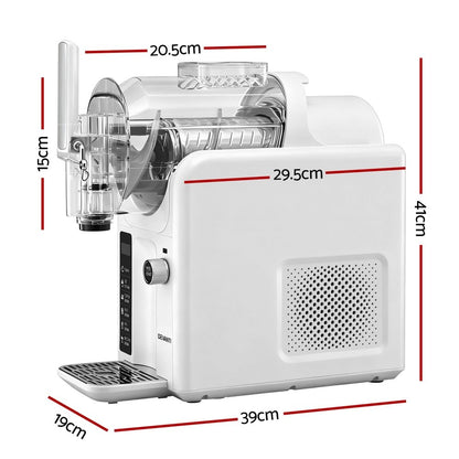 Devanti 5in1 Slushie Machine Ice Cream Maker 2L White-Appliances > Kitchen Appliances > Ice Makers-PEROZ Accessories