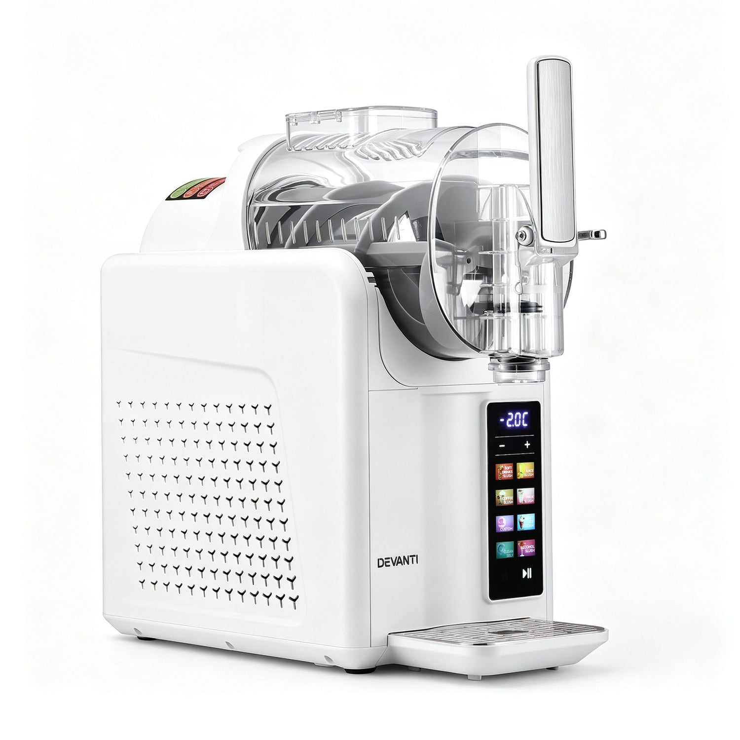 Devanti Slushie Machine 2L Frozen Drink Maker Ice Cream Cocktail Slush Maker White