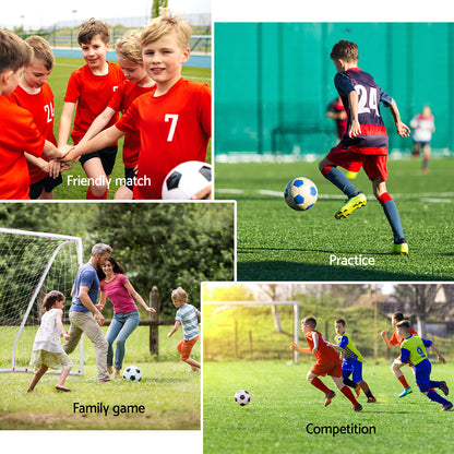 Everfit 12FT Soccer Football Goal Net UPVC Frame with PE Mesh Weatherproof Portable Goals for Backyard Training Competitive Play-Sports &amp; Fitness &gt; Ball Sports &gt; Soccer &amp; Soccer Accessories-PEROZ Accessories