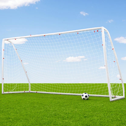 Everfit 12FT Soccer Football Goal Net UPVC Frame with PE Mesh Weatherproof Portable Goals for Backyard Training Competitive Play-Sports &amp; Fitness &gt; Ball Sports &gt; Soccer &amp; Soccer Accessories-PEROZ Accessories
